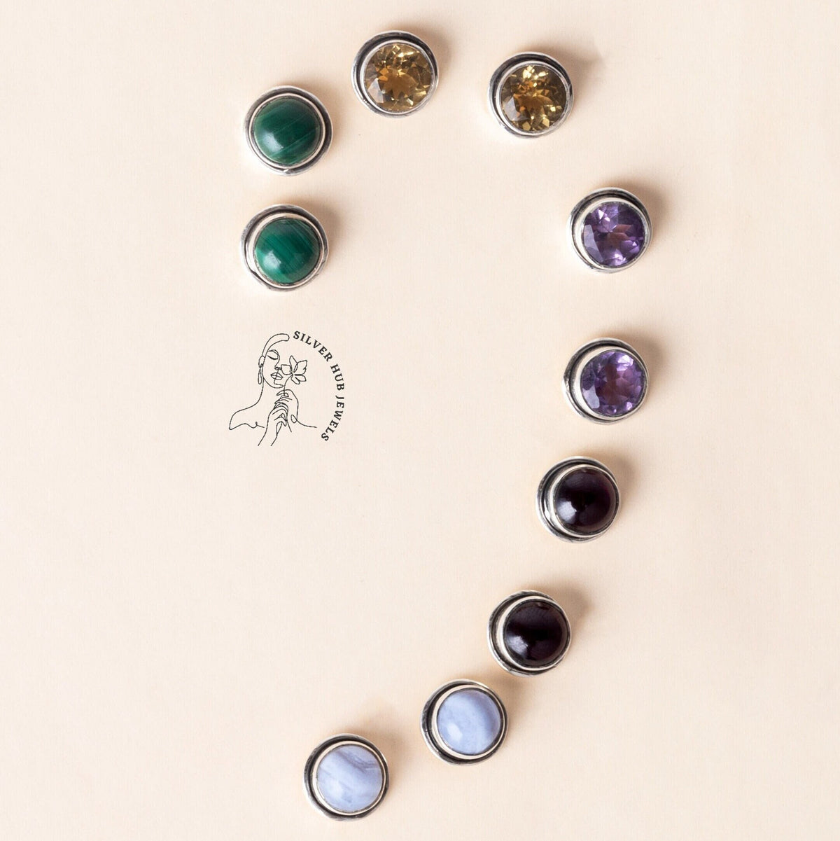 925 Sterling Silver Earrings, Rainbow Moonstone Earrings, Gift For Her, Gemstone Earrings, Birthstone Studs