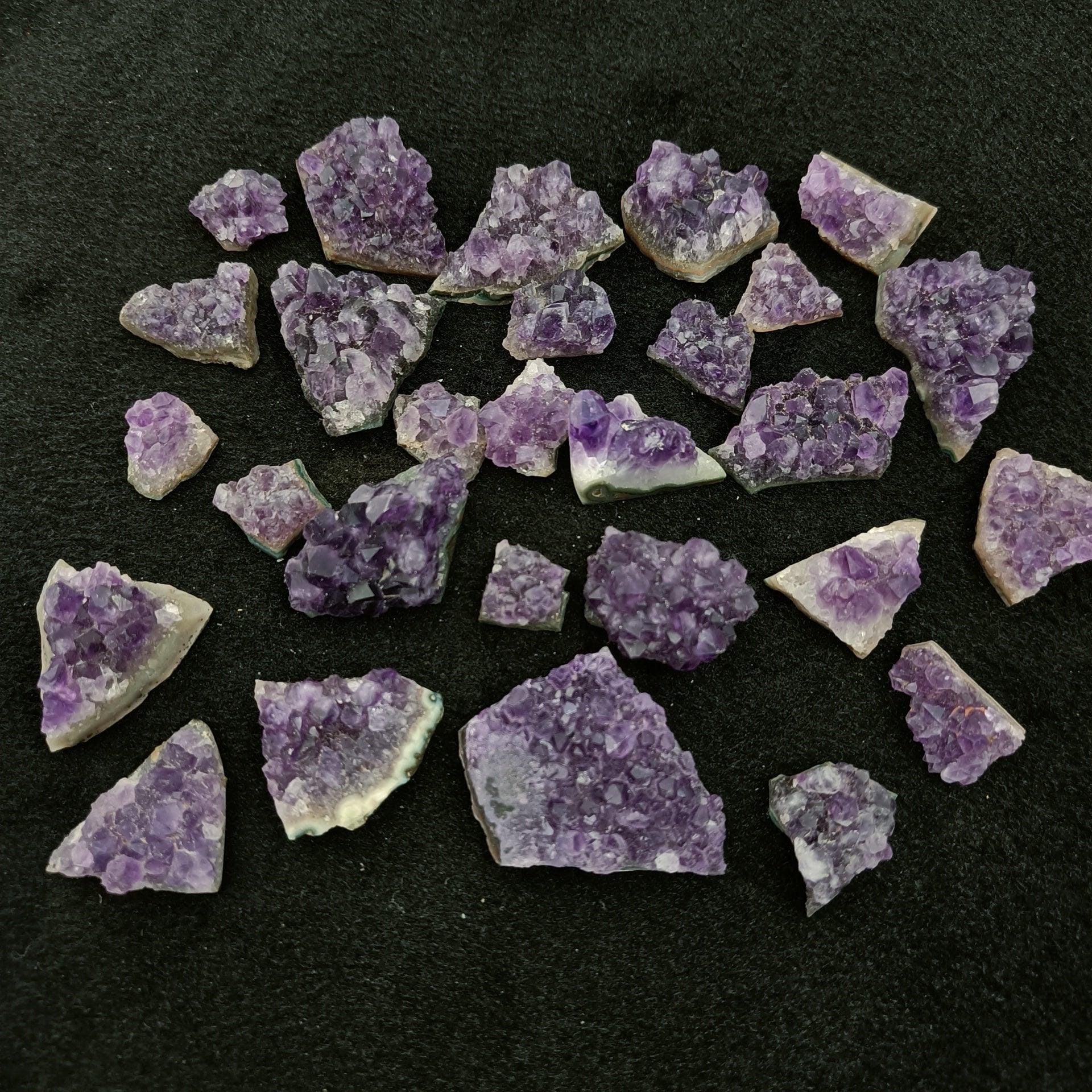 Natural Amethyst | Rough Gemstone Healing Crystal | Raw Gemstone for Jewelry making | Unique Gemstone SB-32 - Silverhubjewels