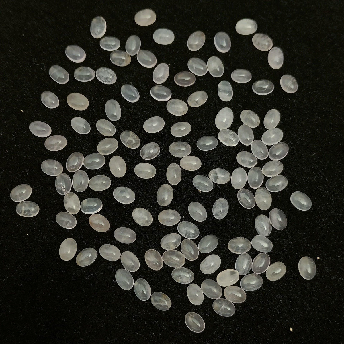 Natural Rose Quartz Oval Shape Calibrated | Cabochon Gemstone Healing Crystal | Raw Gemstone for Jewelry making | Unique Gemstone Cabochon - Silverhubjewels