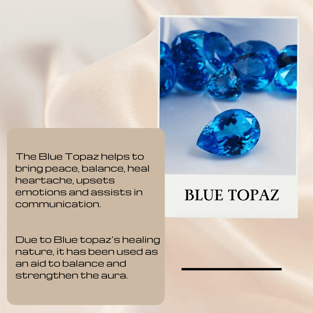 Blue Lace Agate, Blue Topaz Gemstone 925 Sterling Silver Jewelry Ring SJ-1682 - Silverhubjewels