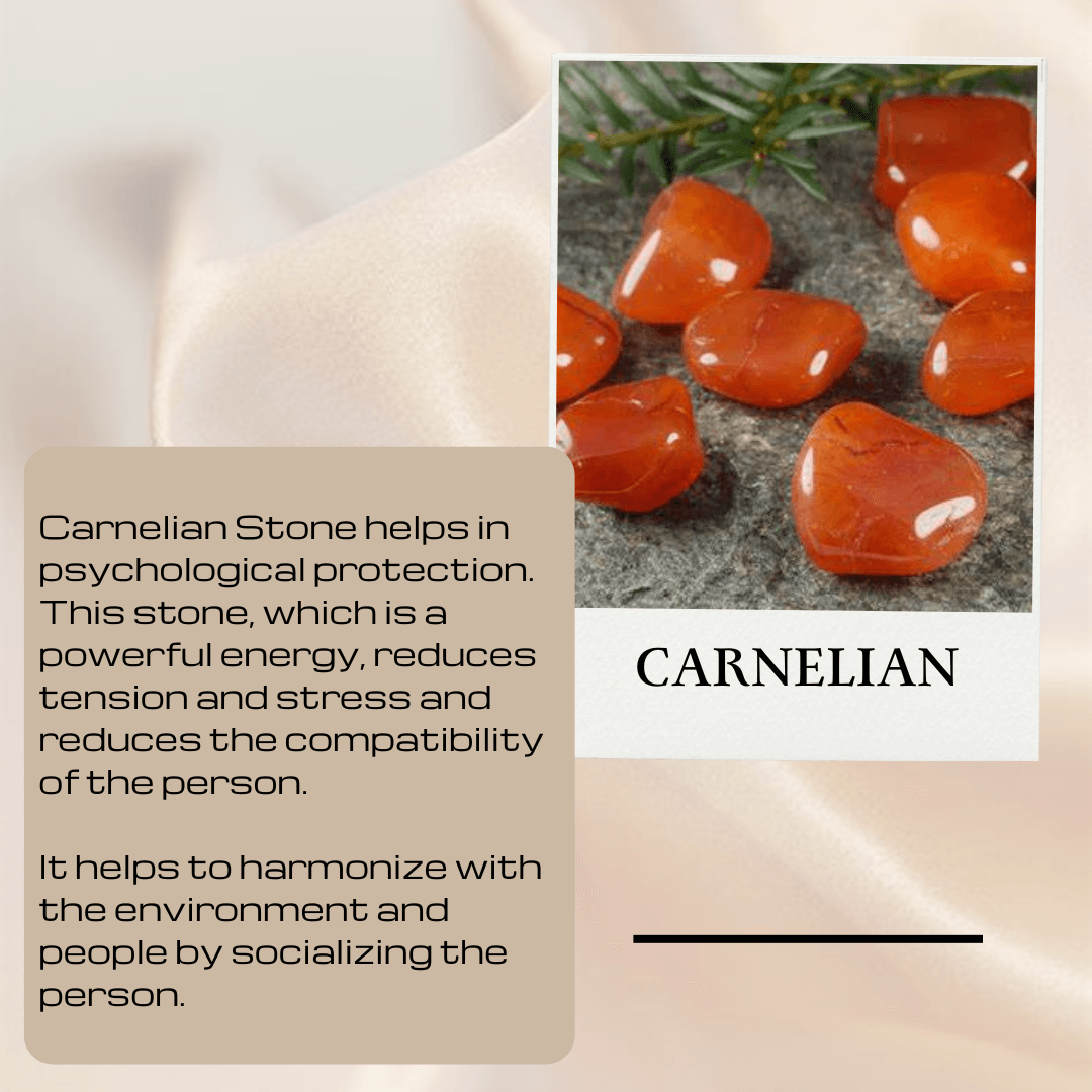 Carnelian Natural Stone Beads | Gemstone Healing Crystal | Raw Gemstone for Jewelry making | Unique Stone Beads Gemstone SB-05 - Silverhubjewels