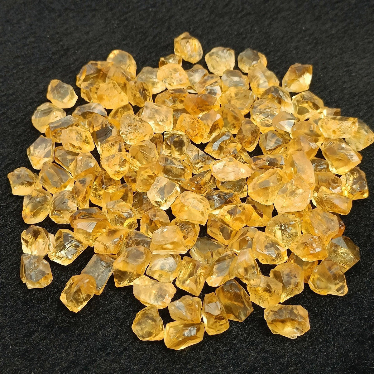 Natural Citrine | Rough Gemstone Healing Crystal | Raw Gemstone for Jewelry making | Unique Gemstone Rough SB-76 - Silverhubjewels