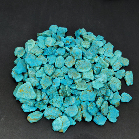 Natural Arizona Turquoise Medium | Rough Gemstone Healing Crystal | Raw Gemstone for Jewelry making | Unique GemStone SB-43 - Silverhubjewels