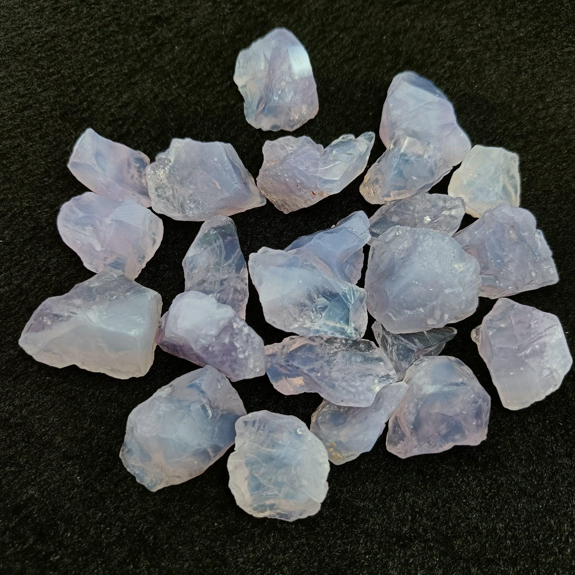 Natural Lavender Quartz | Rough Gemstone Healing Crystal | Raw Gemstone for Jewelry making | Unique Gemstone Rough - Silverhubjewels