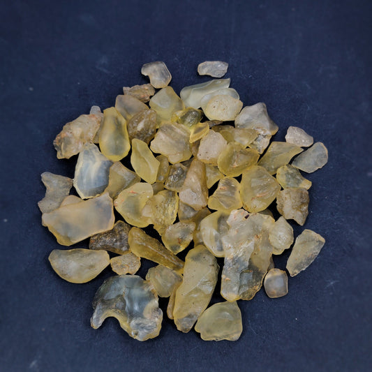 Natural Libyan Glass | Rough Gemstone Healing Crystal | Raw Gemstone for Jewelry making | Unique GemStone - Silverhubjewels