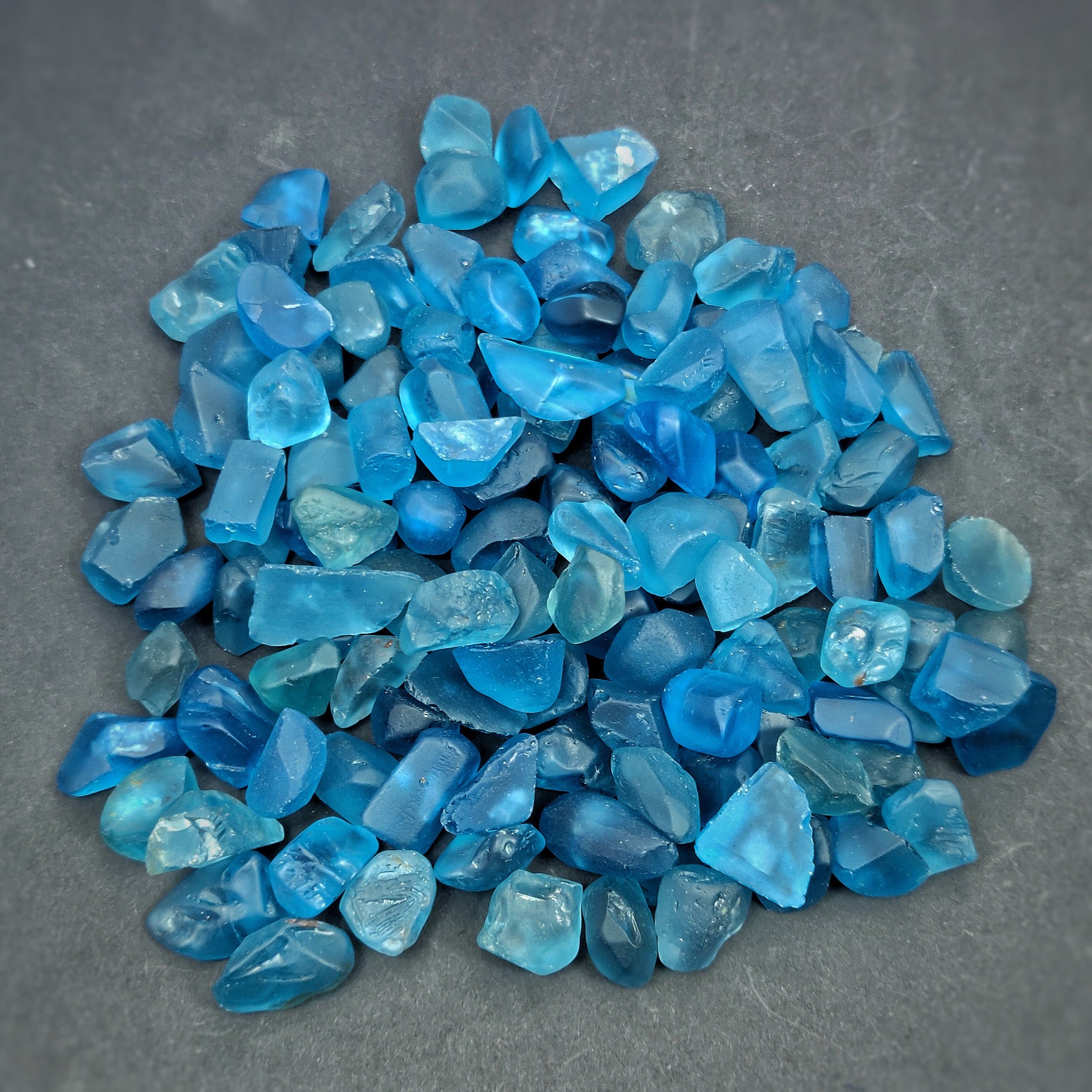 Natural London Blue Topaz | Rough Gemstone Healing Crystal | Raw Gemstone for Jewelry making | Unique GemStone - Silverhubjewels