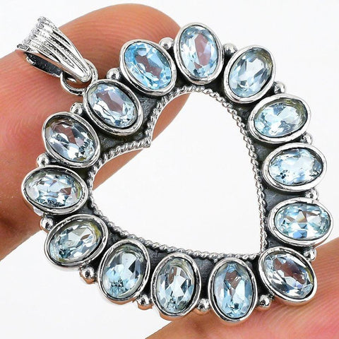 Blue Topaz Gemstone pendant