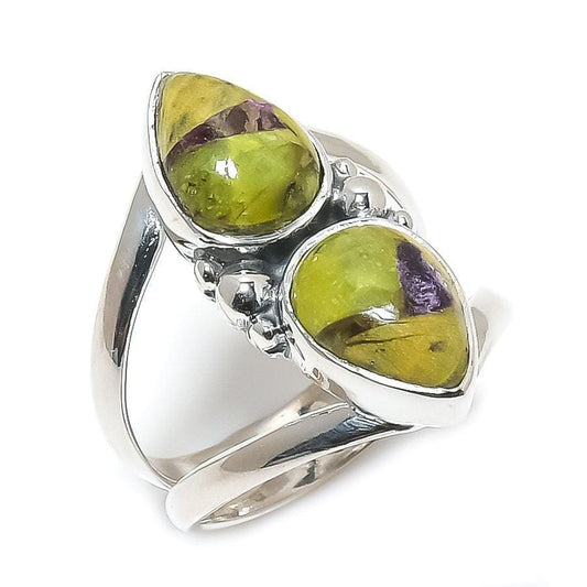 Atlantisite Gemstone 925 Solid Sterling Silver Jewelry Ring