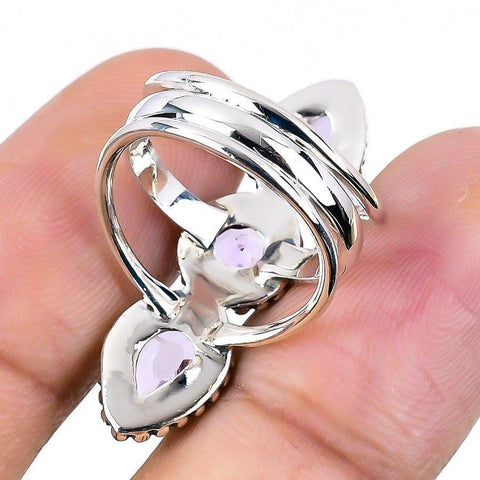 Handmade 925 Solid Sterling Silver Jewelry Ring SJ-1357