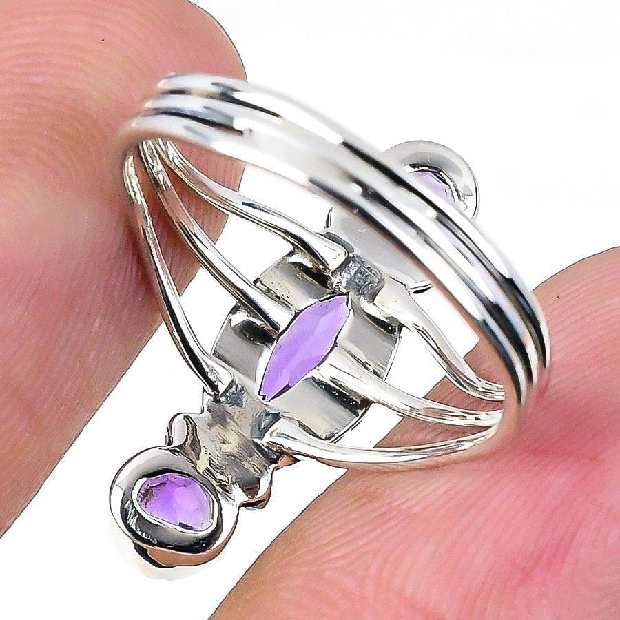 Handmade 925 Solid Sterling Silver Jewelry Ring SJ-1511