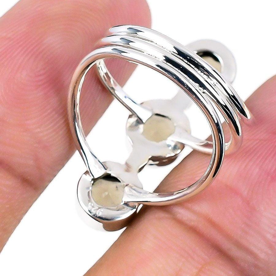 Smoky Topaz Gemstone Handmade 925 Solid Sterling Silver Jewelry Ring  SJ 1585 - Silverhubjewels