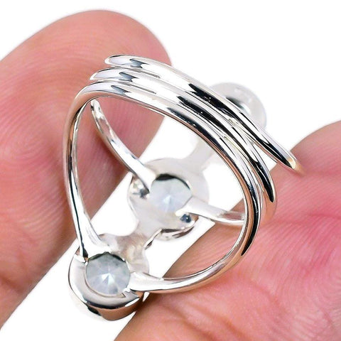 Mystic Rainbow Topaz Gemstone 925 Solid Sterling Silver Jewelry Ring  SJ-1588 - Silverhubjewels