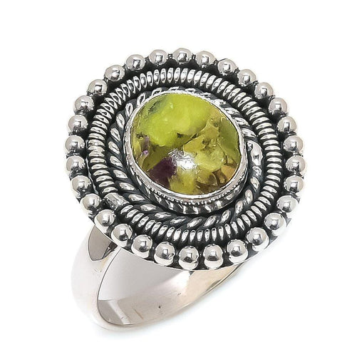 Atlantisite Gemstone Handmade Solid Sterling Silver Jewelry Ring