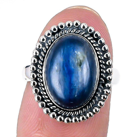 Blue Kyanite Gemstone ring