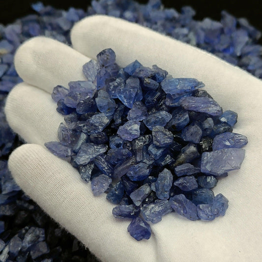 Natural Tanzanite | Rough Gemstone Healing Crystal | Raw Gemstone for Jewelry making | Unique Gemstone Rough - Silverhubjewels