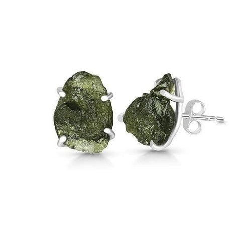  Earring From Czech Republic With Certified Gemstone 925 Solid Sterling Silver 
