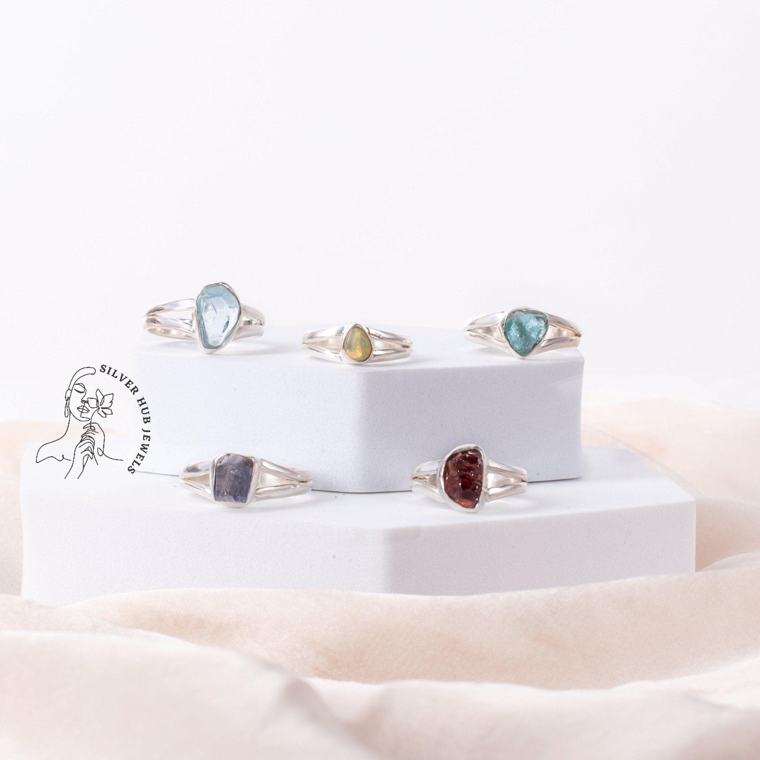Birthstone Ring / Raw Gemstone Ring/ Gift for her /Mothers Day Gift 