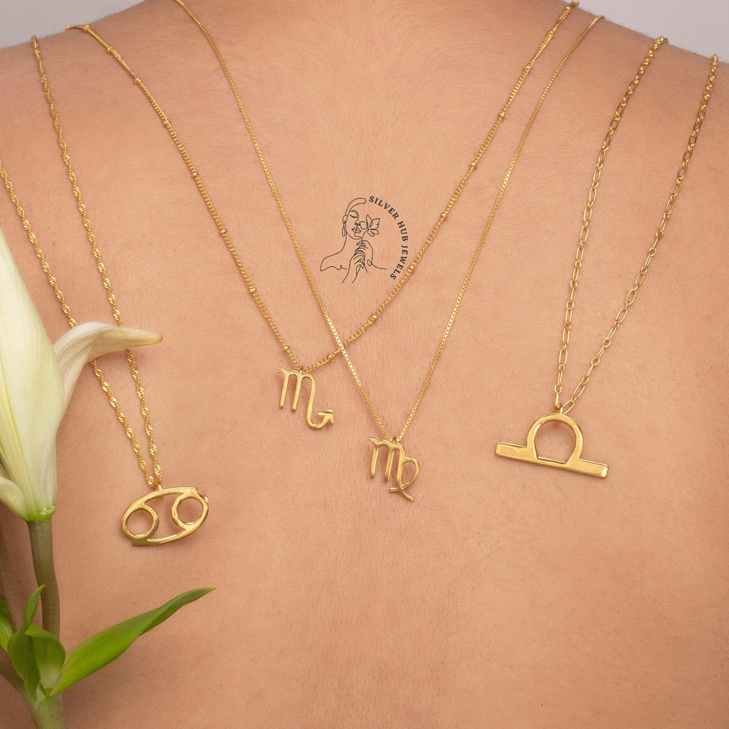 Astrology Necklace, Aries Zodiac Necklace, Birthstone Zodiac Necklace, Horoscope Necklace